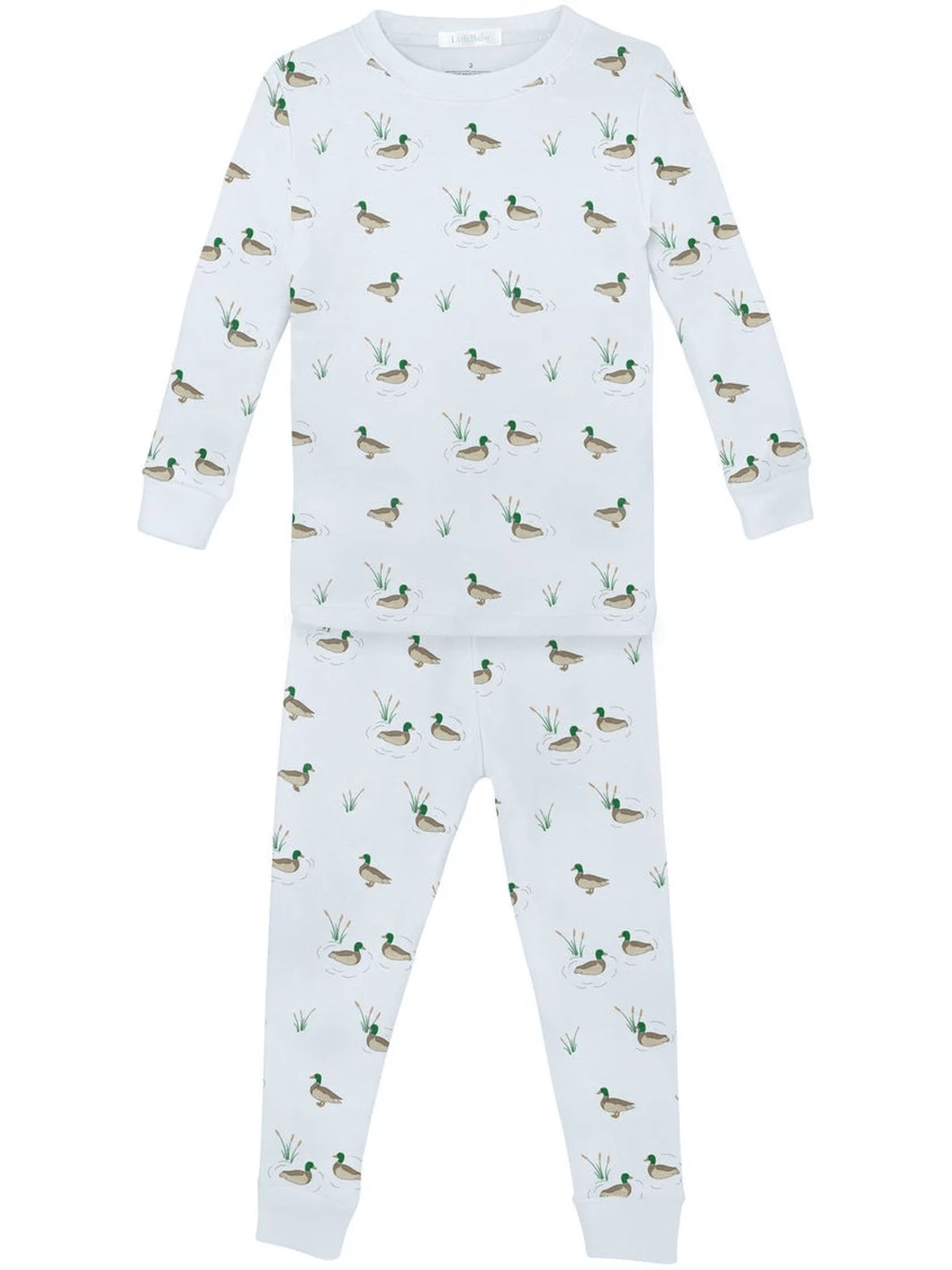 Light Blue Duck By The Lake 2 Pieces Set
