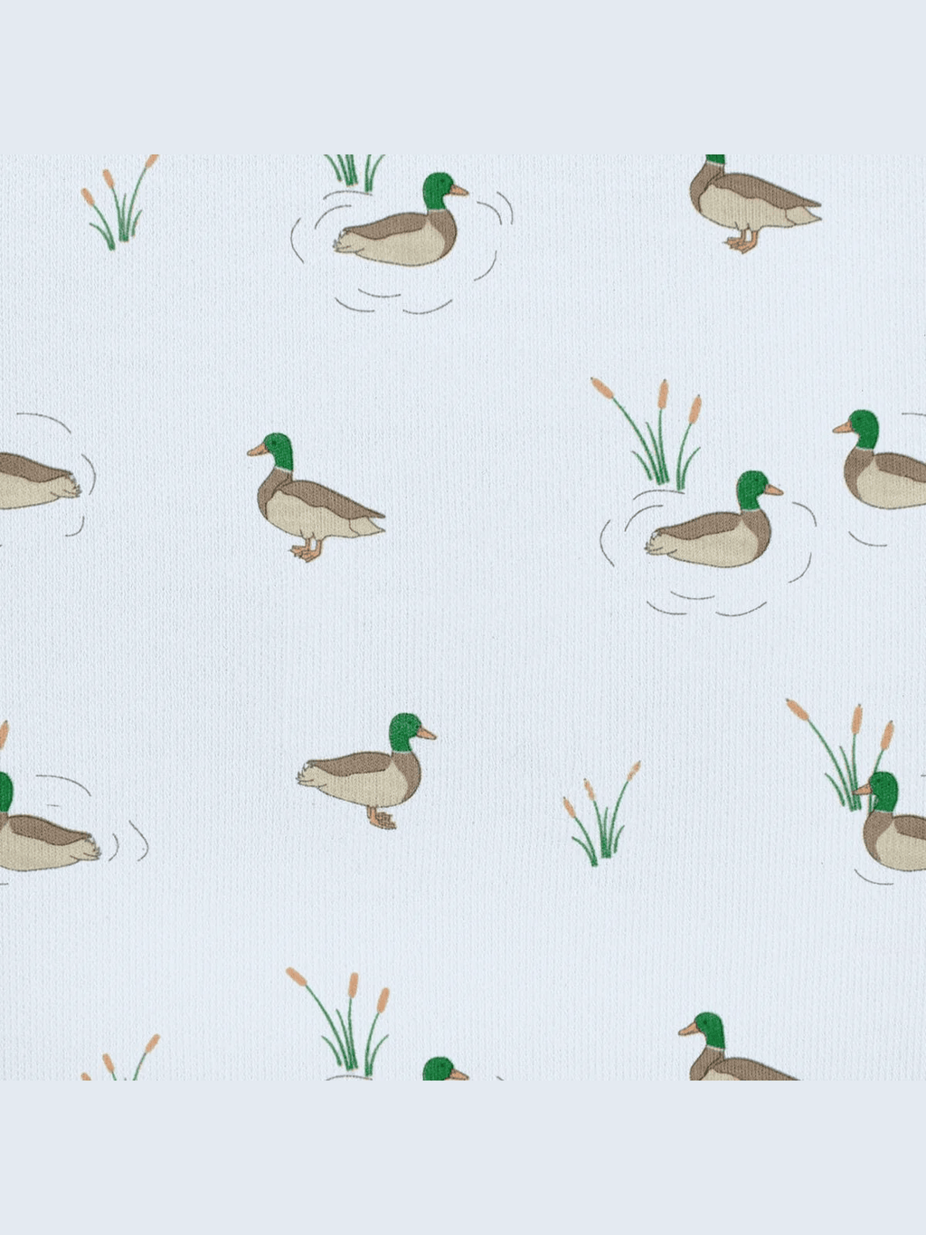 Light Blue Duck By The Lake 2 Pieces Set