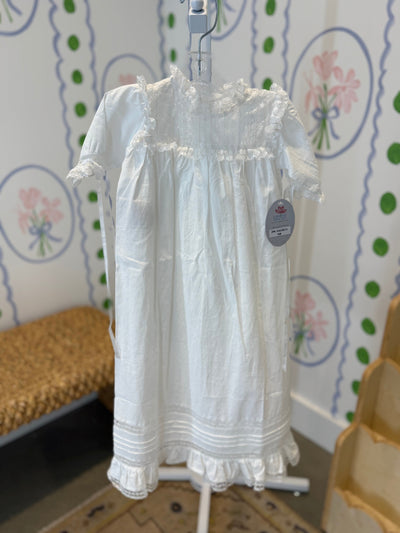 Sage Christening Gown Set - White