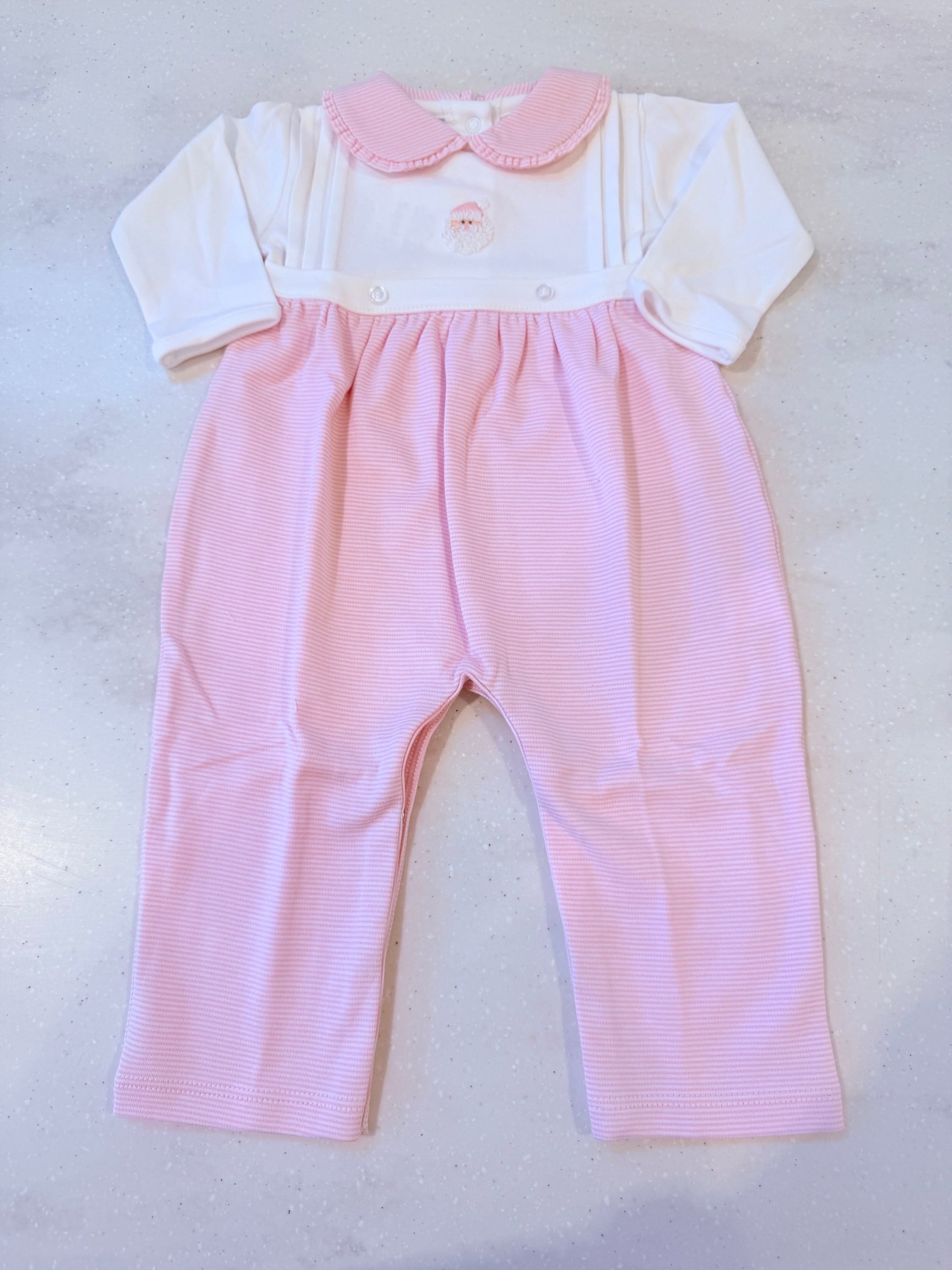 Mini St. Nick Pink Romper