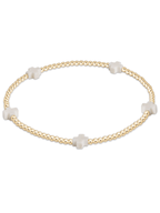 egirl Signature Cross Small 2mm Gold Bracelet