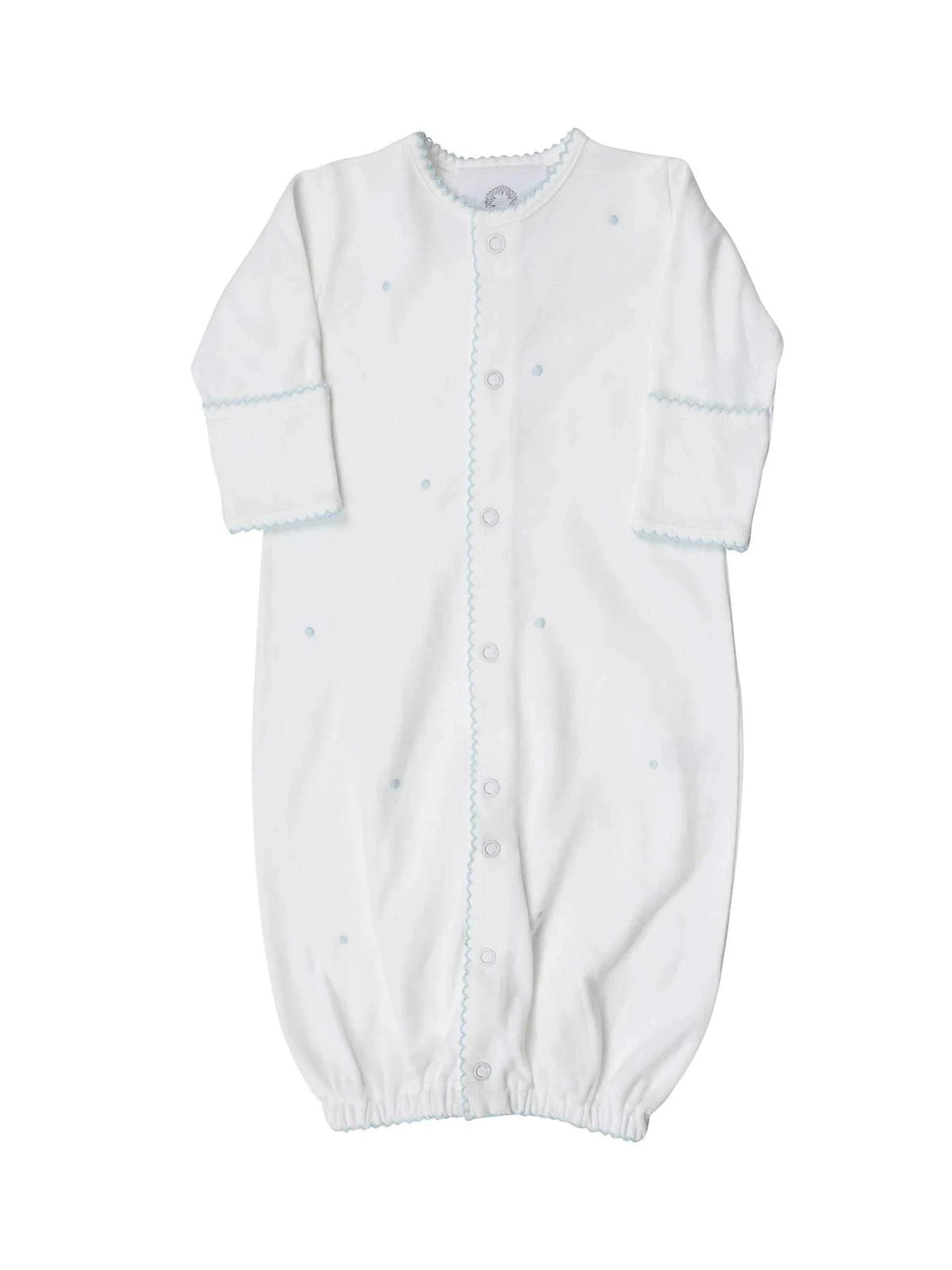 Scalloped Dot Converter Gown