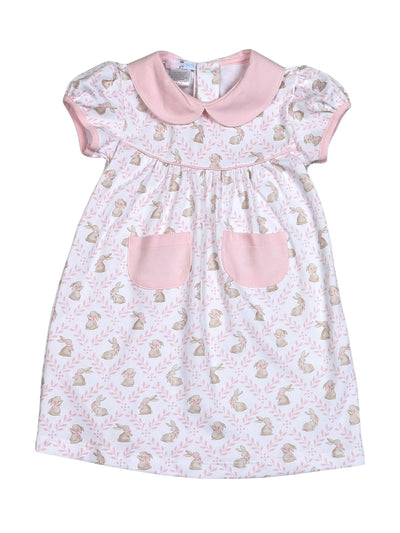 Pink Easter Bunnies Pima Dress