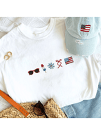 4th of July Icons Comfort Colors T-Shirt