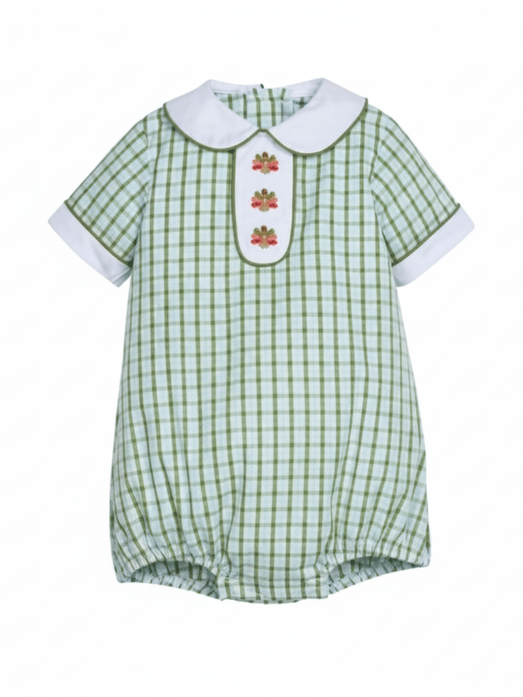 Embroidered Nicholas Bubble - Pumpkin
