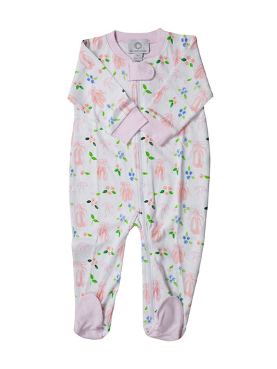 PRE-ORDER En Point Zippered Footie