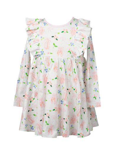 PRE-ORDER En Point Long Sleeve Twirl Dress