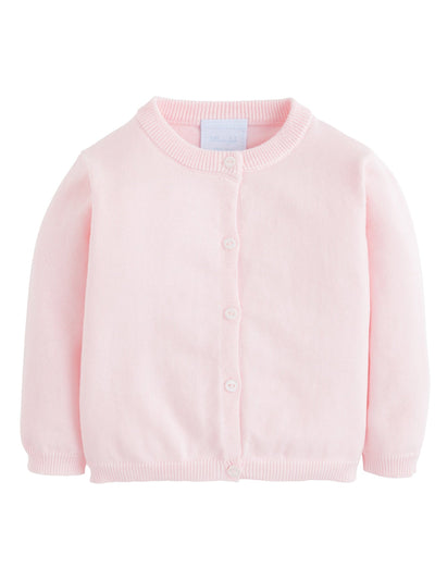 Classic Cashmere Blend Cardigan - Light Pink - Posh Tots Children's Boutique