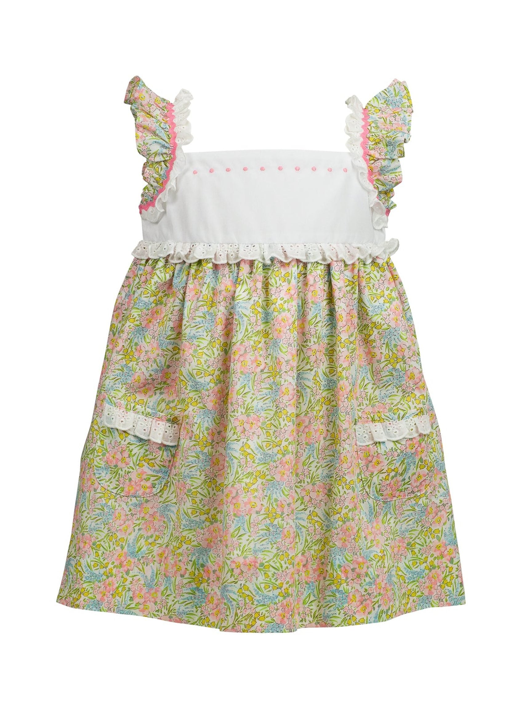 PRE-ORDER Estelle Floral Sundress - Posh Tots Children's Boutique