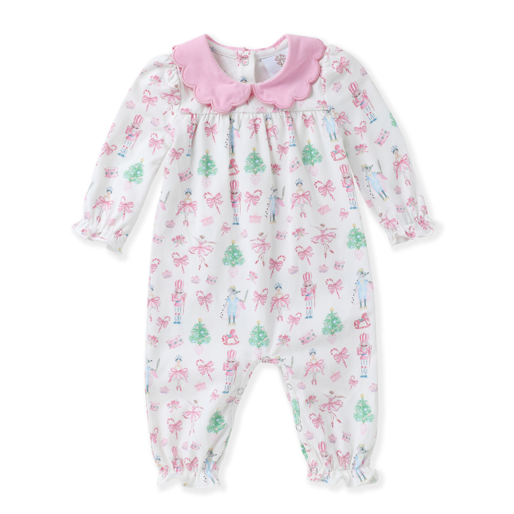 Nutcracker Scallop Proper Romper