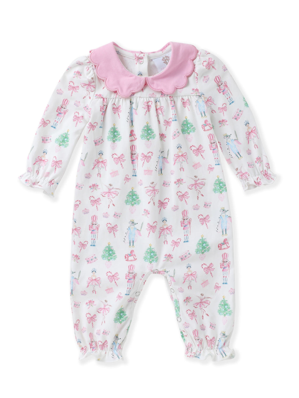 Nutcracker Scallop Proper Romper