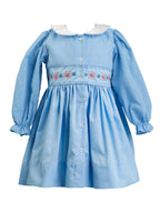 PRE-ORDER Beckett Blue Flowers Dress