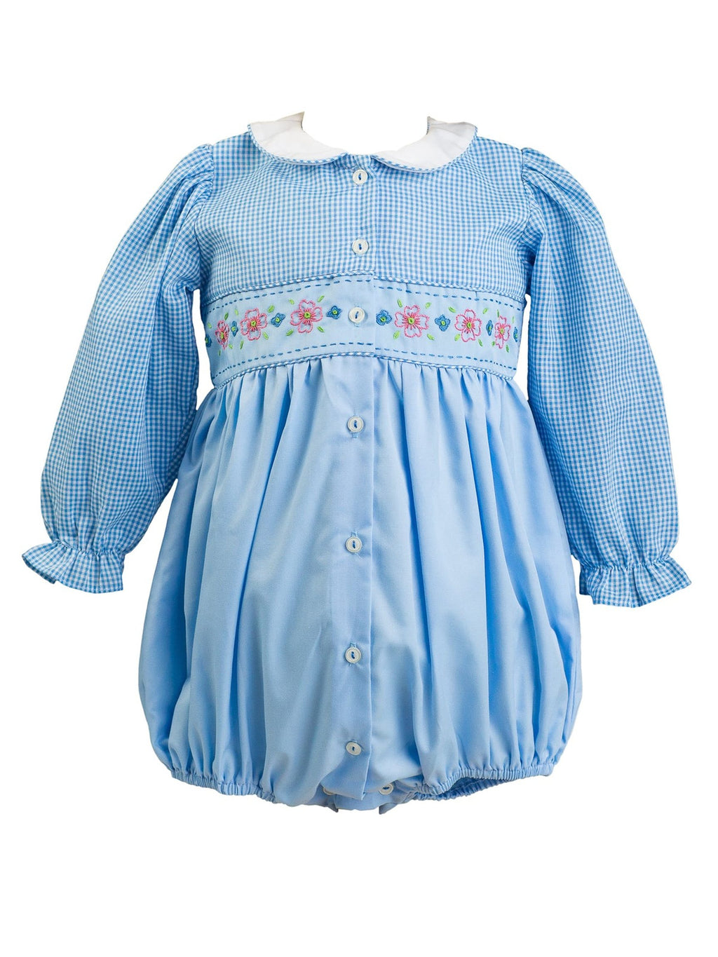 PRE-ORDER Beckett Blue Flowers Girl Bubble