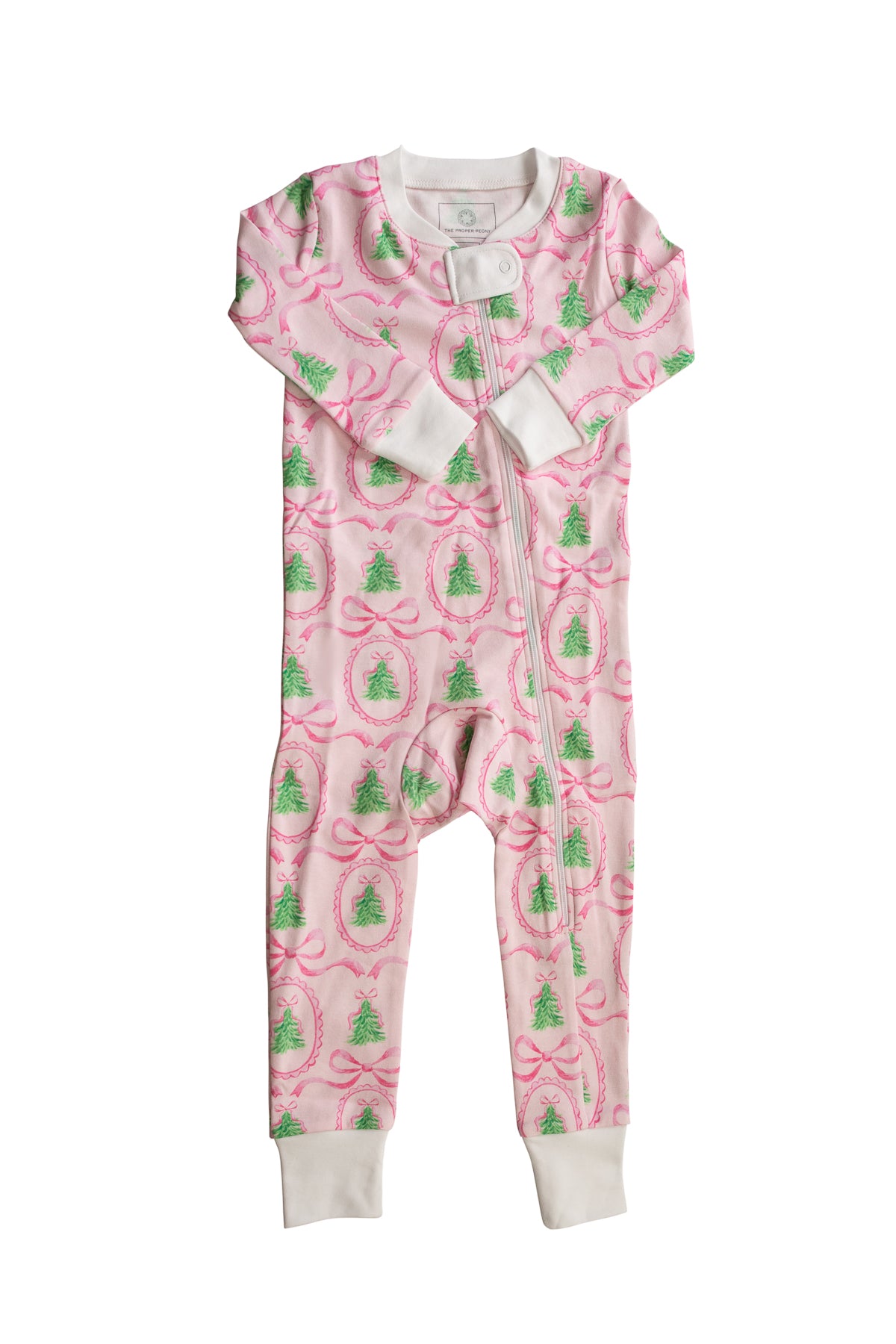 Pink Tannenbaum Zipper PJ NO feet