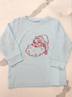 Light Blue Santa T-Shirt
