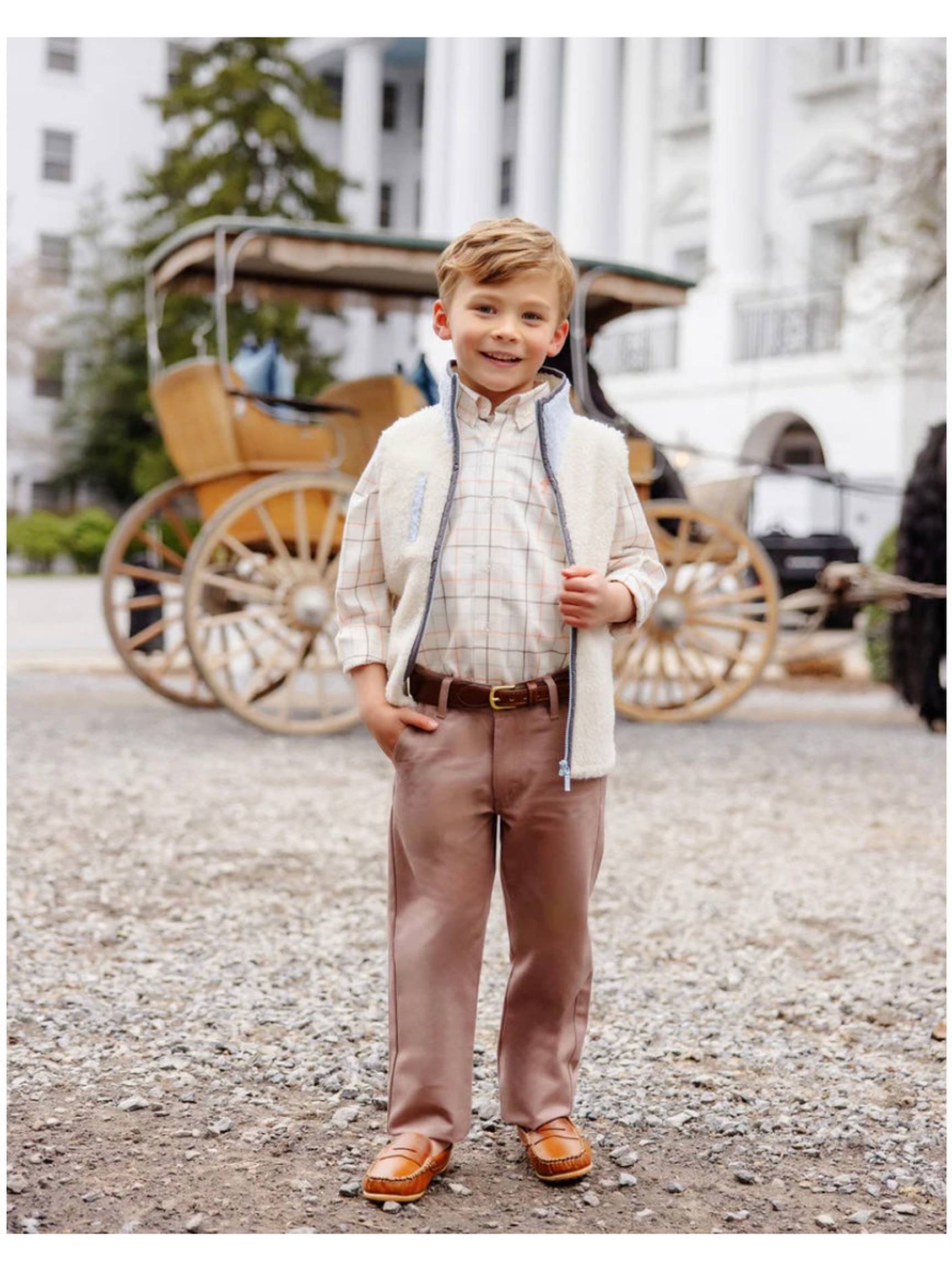 Prep School Pants - Gray Bay Brown