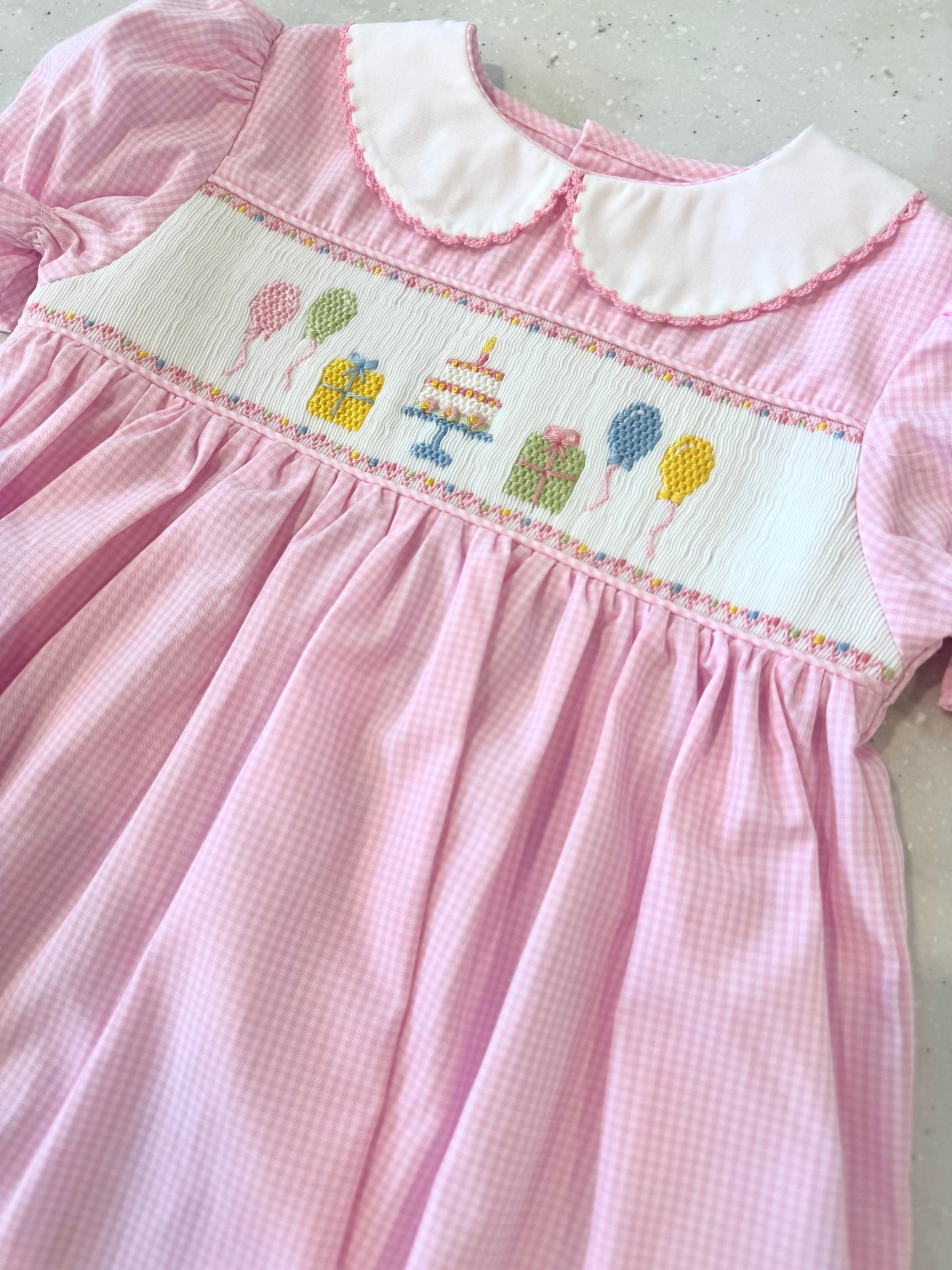 Smocked Birthday Dress