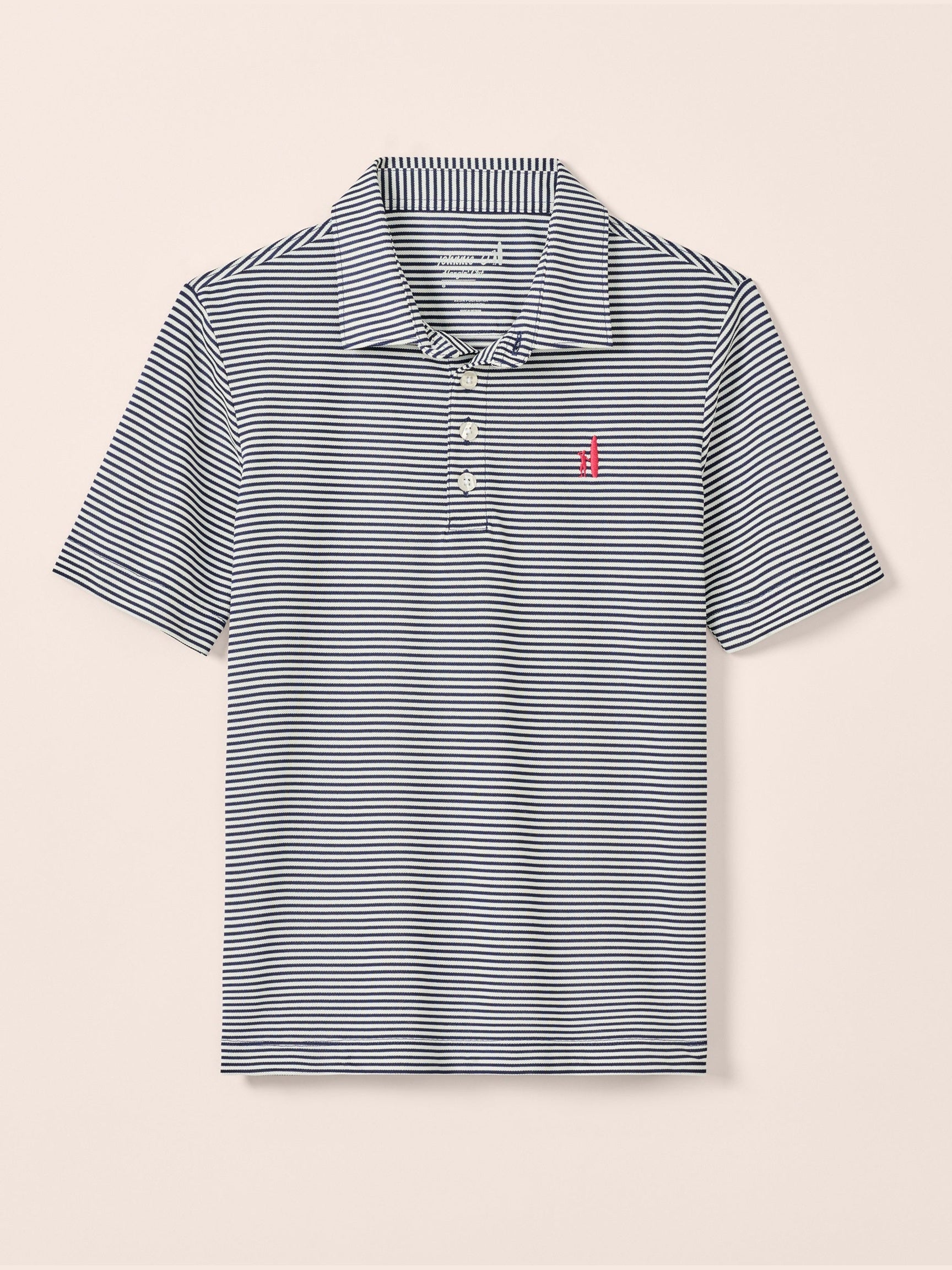 Performance Mesh Jr. Polo - Dru Stripe