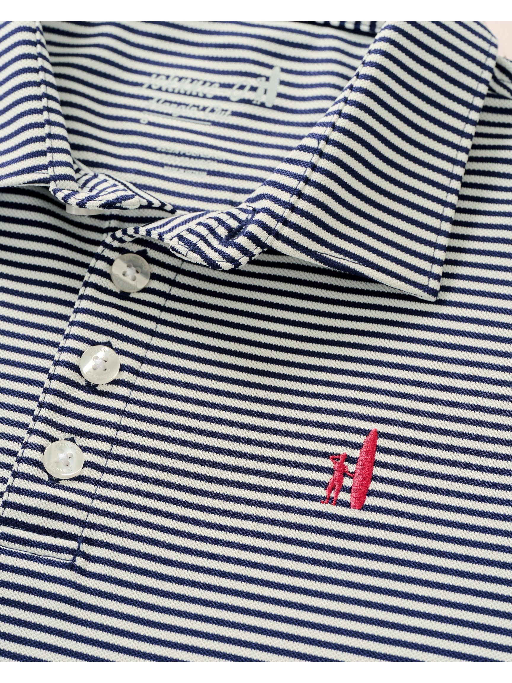 Performance Mesh Jr. Polo - Dru Stripe