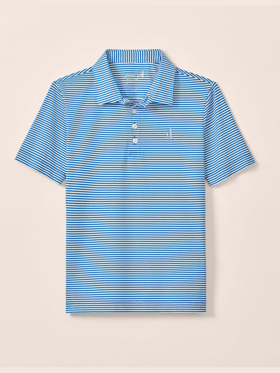 Performance Mesh Jr. Polo - Dru Stripe