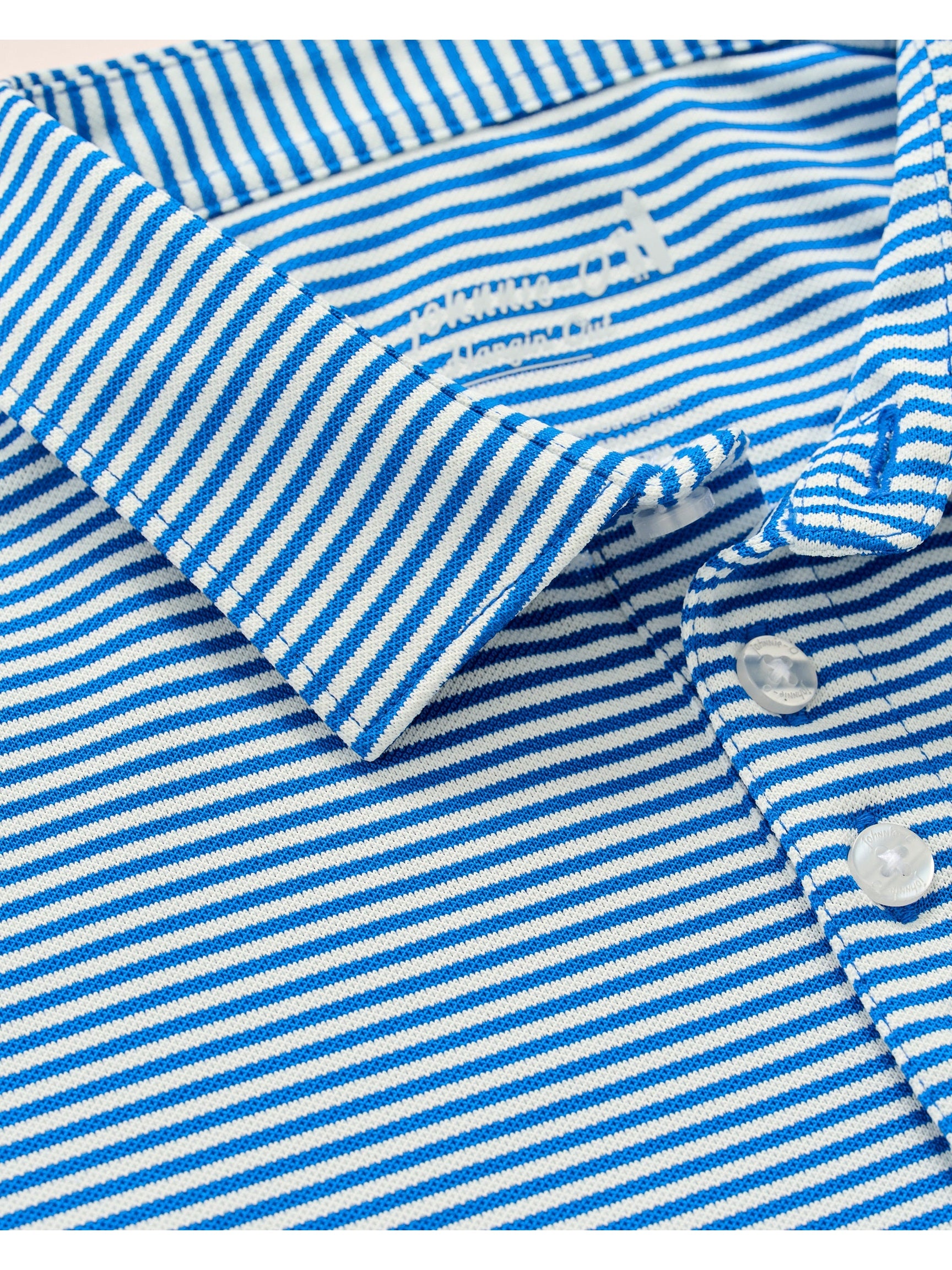 Performance Mesh Jr. Polo - Dru Stripe