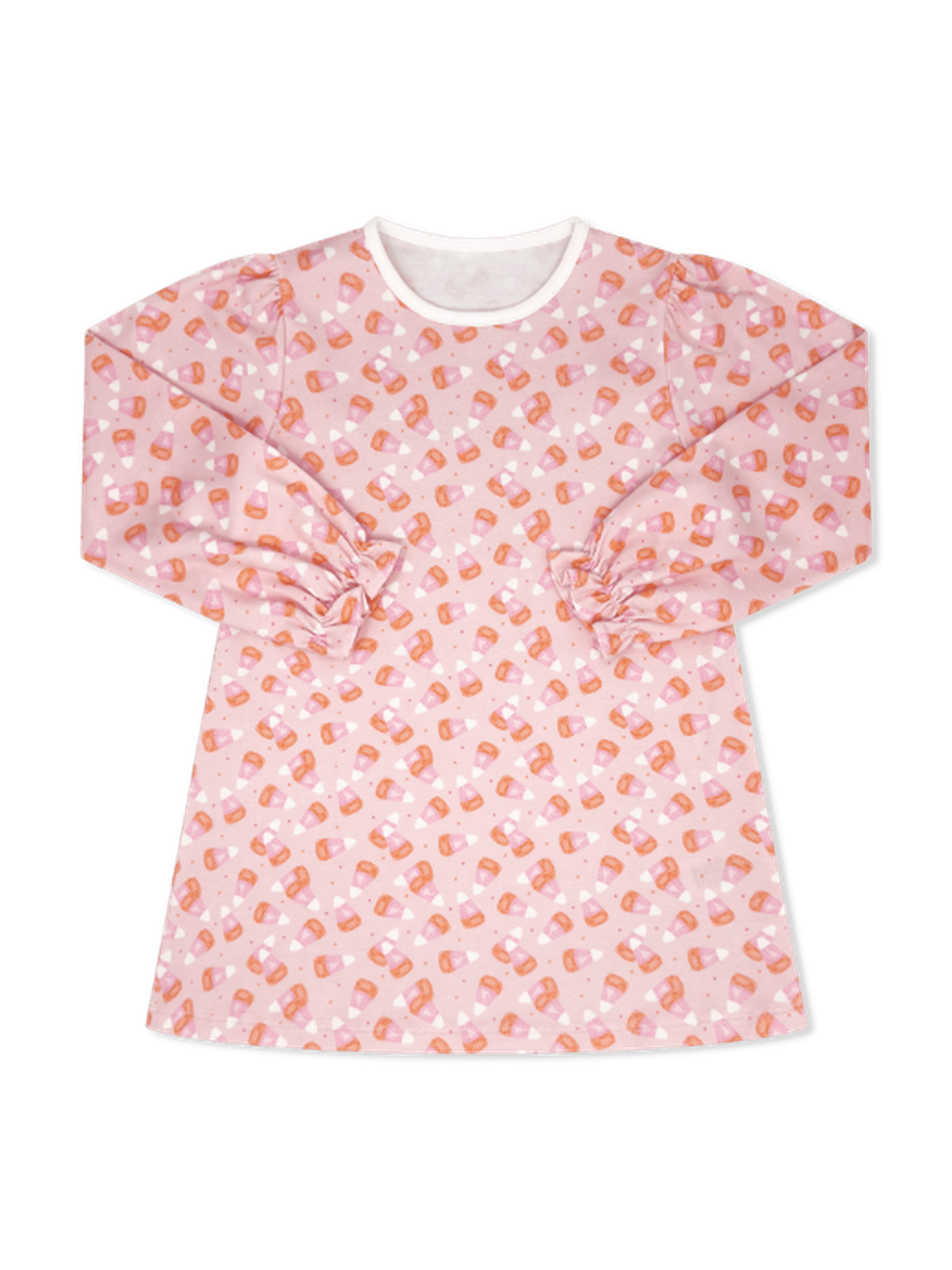 Faith Dress Long Sleeve - Candy Corn Kisses