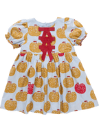 Hermione Dress - Gold Apples