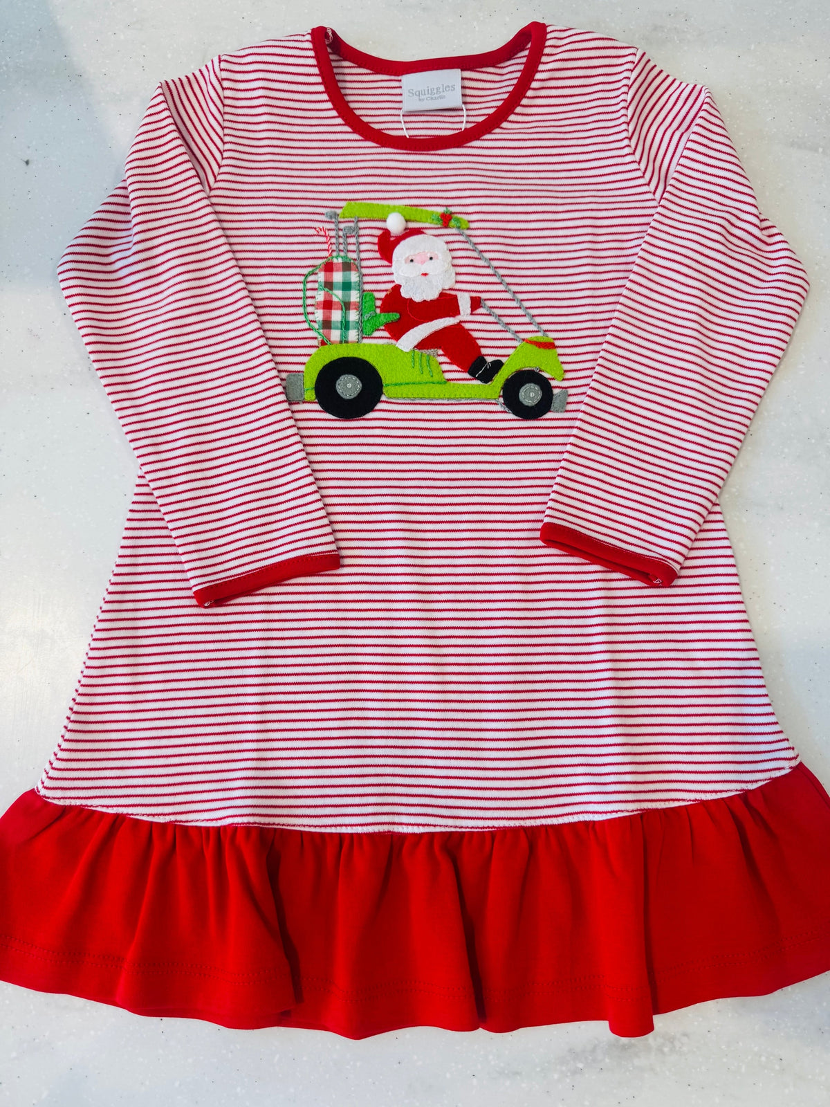 Tee Time for Santa Knit Dress