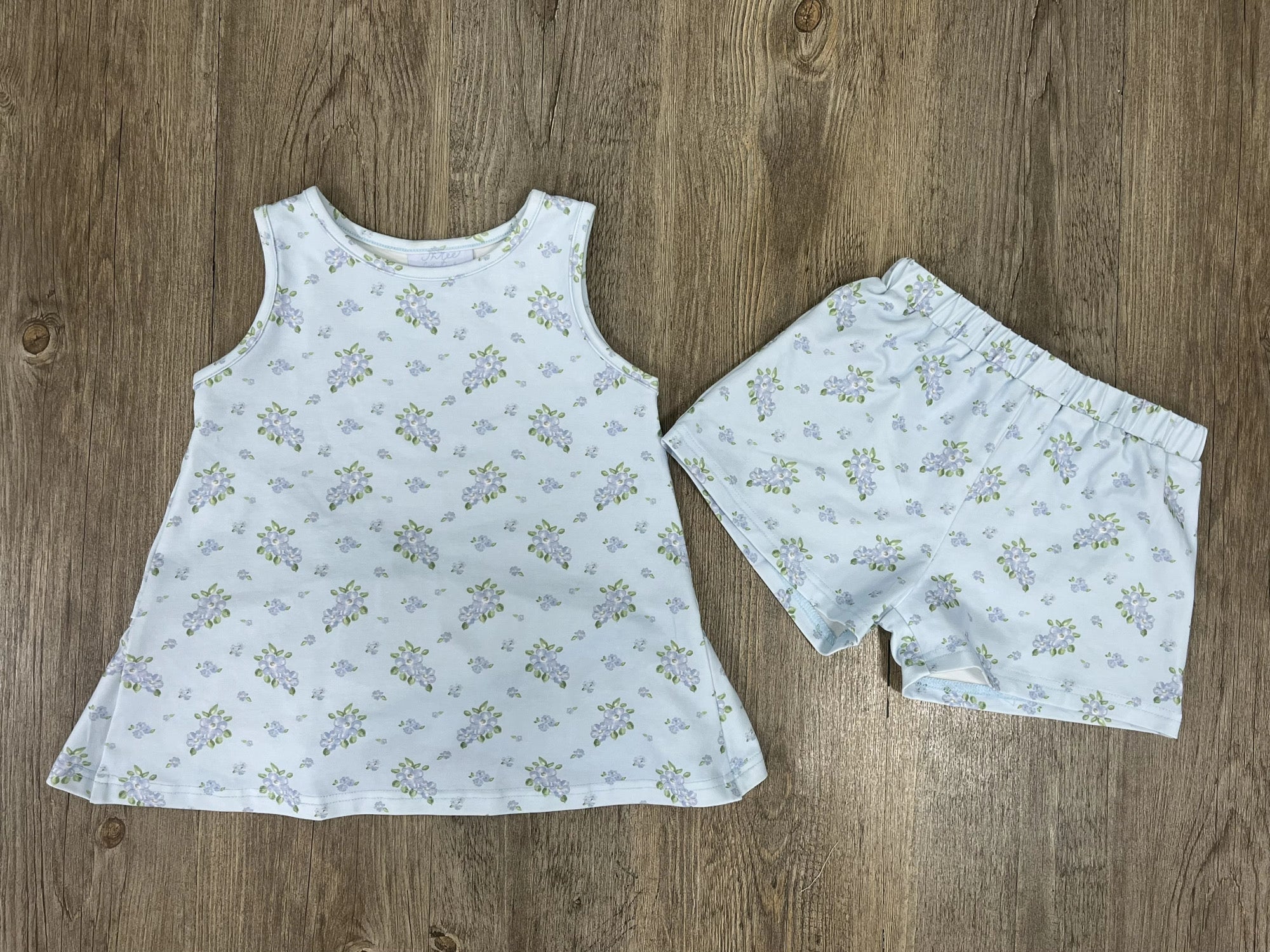 PRE-ORDER Rosie Ruffle Back Top with Susie Shorts - Waterbury Garden