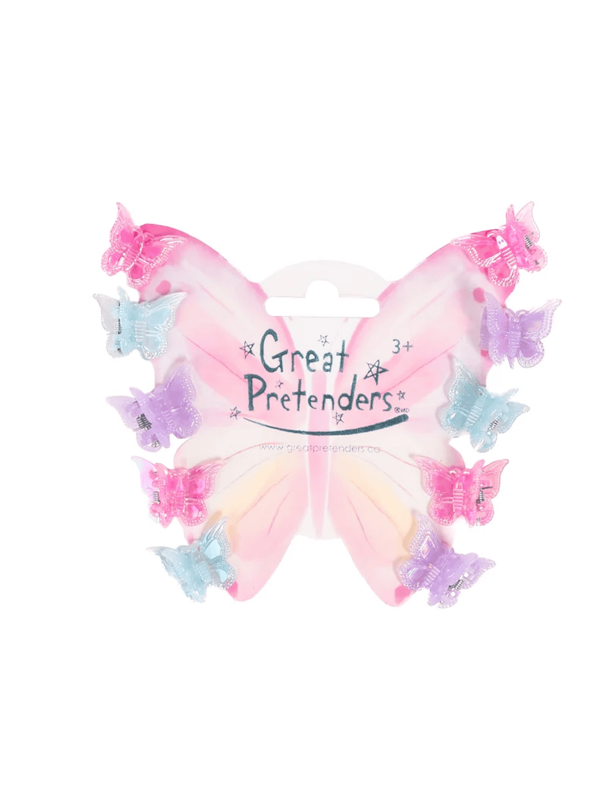 Fancy Flutter Mini Hairclips, 10pc