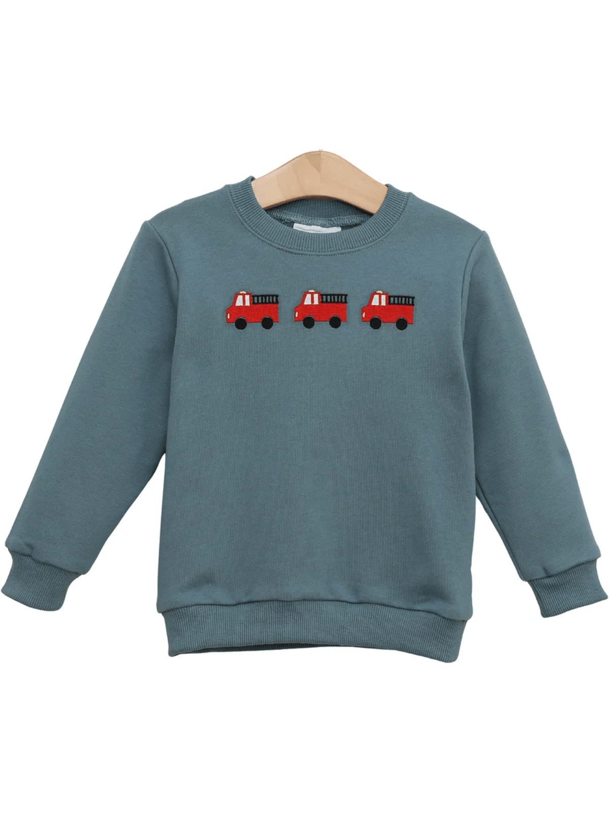 Firetruck Trio French Terry Pullover