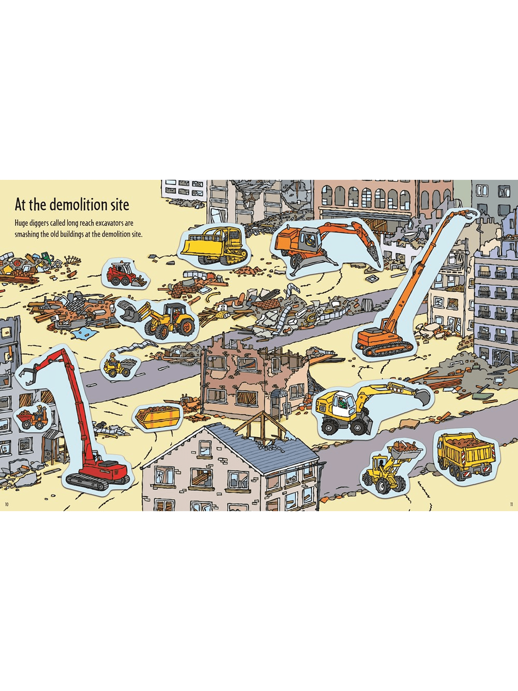 Usborne First Sticker Book Diggers