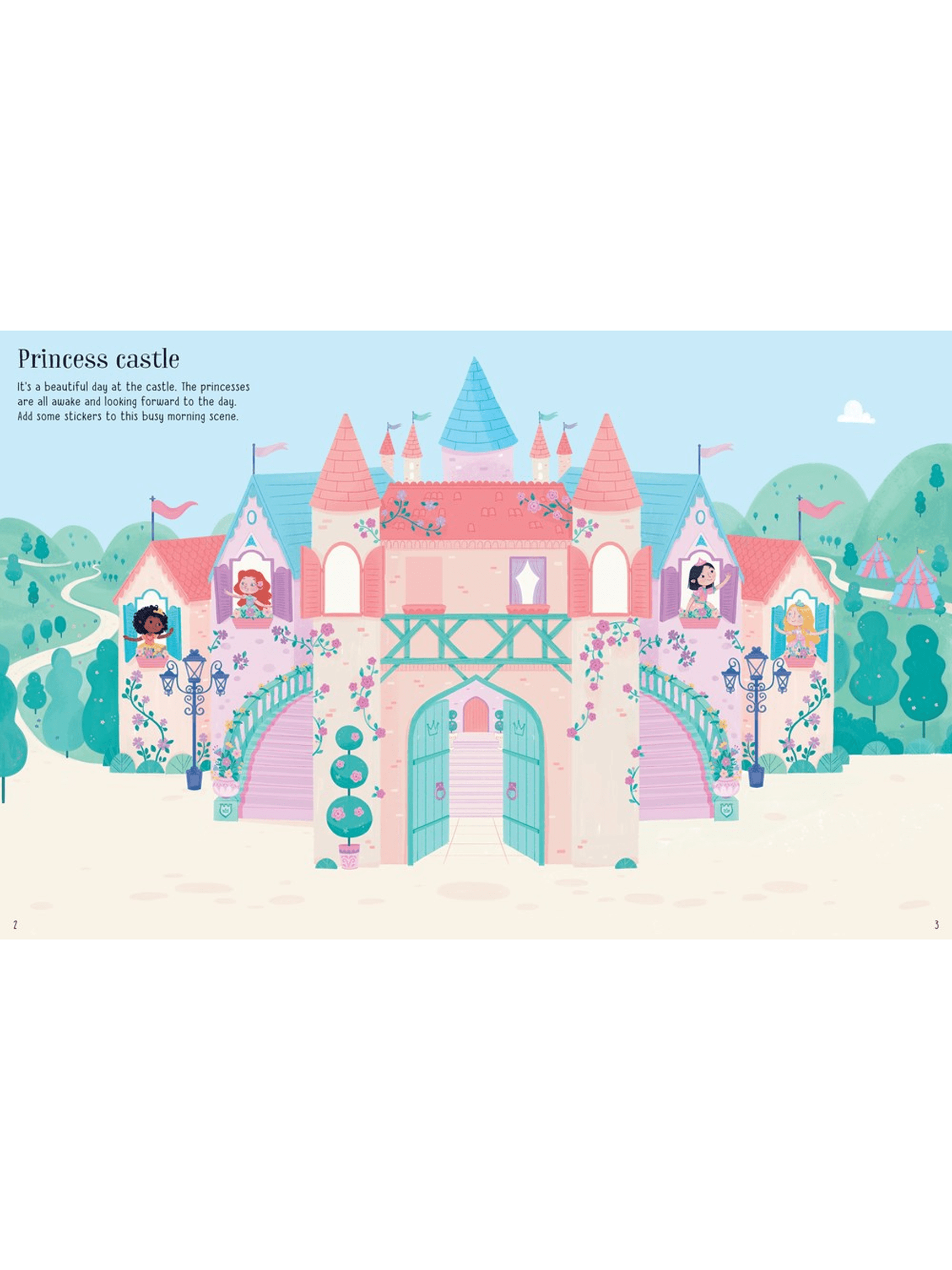 Usborne First Sticker Book Princesses