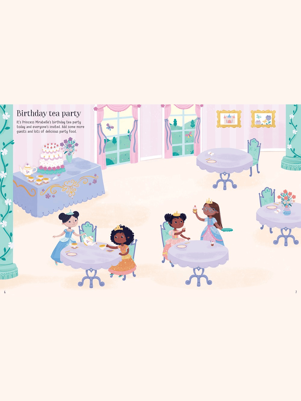 Usborne First Sticker Book Princesses