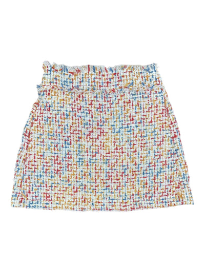 Multi-Colored Tweed Skirt