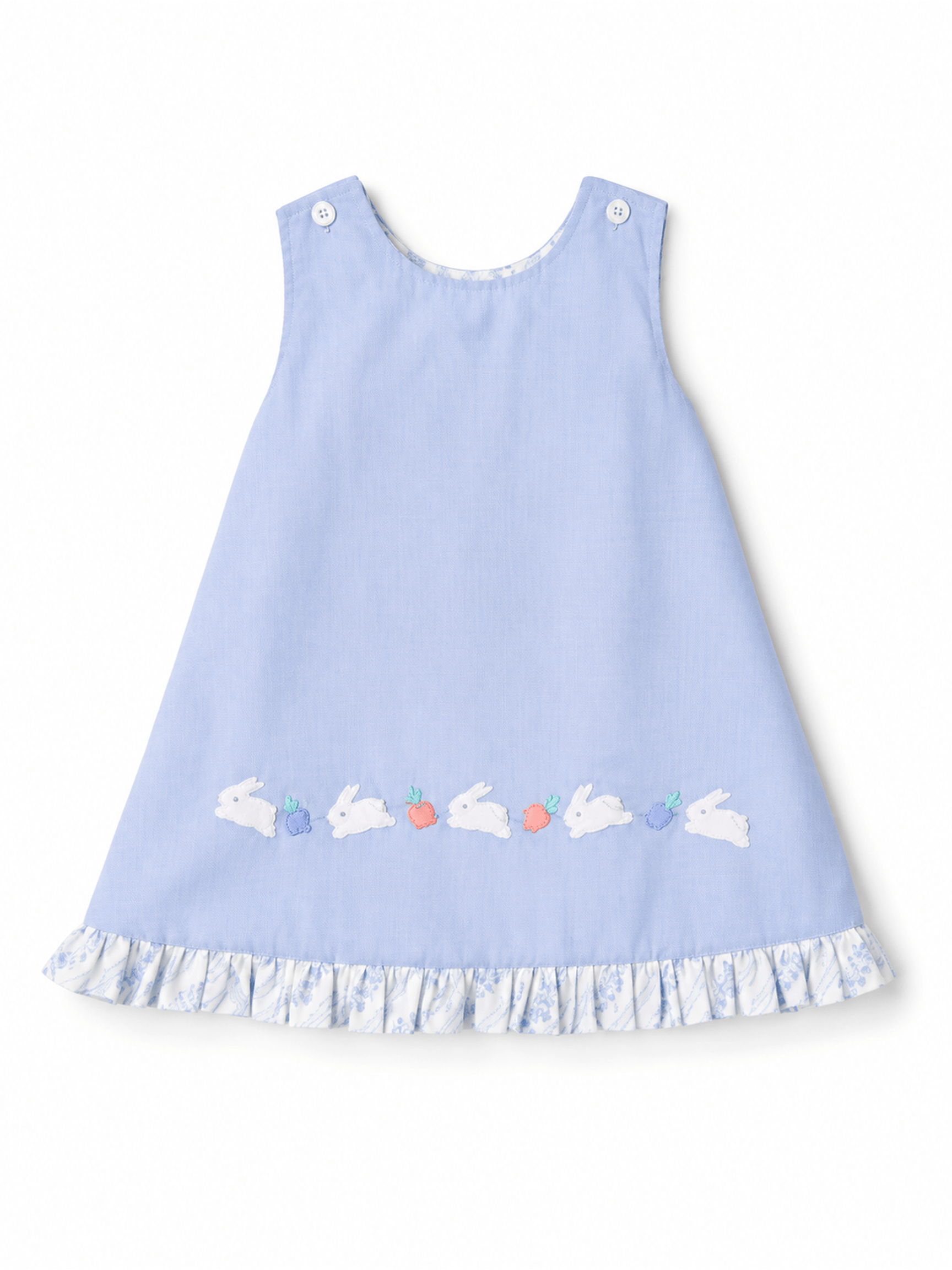 Floral | Blue Reversible Jumper