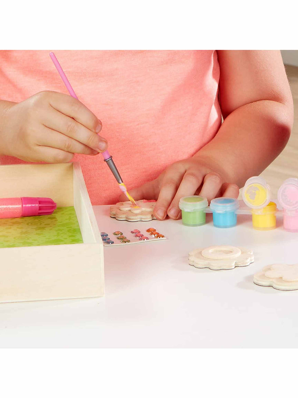 Created by Me! Flower Magnets Wooden Craft Kit
