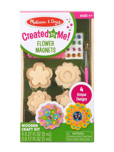 Created by Me! Flower Magnets Wooden Craft Kit