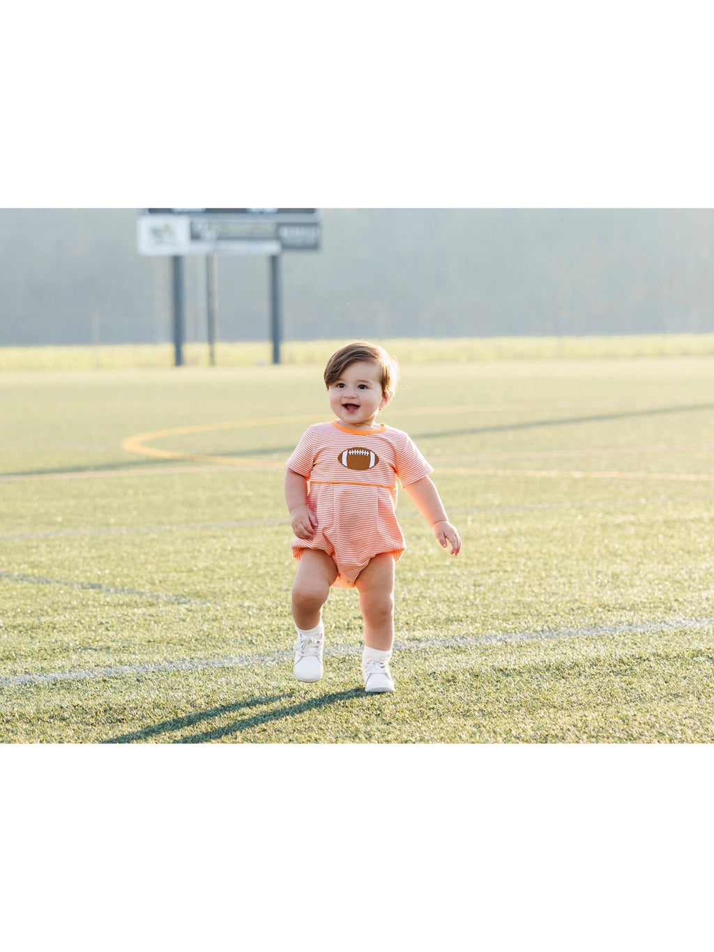 Orange Football Boy Bubble