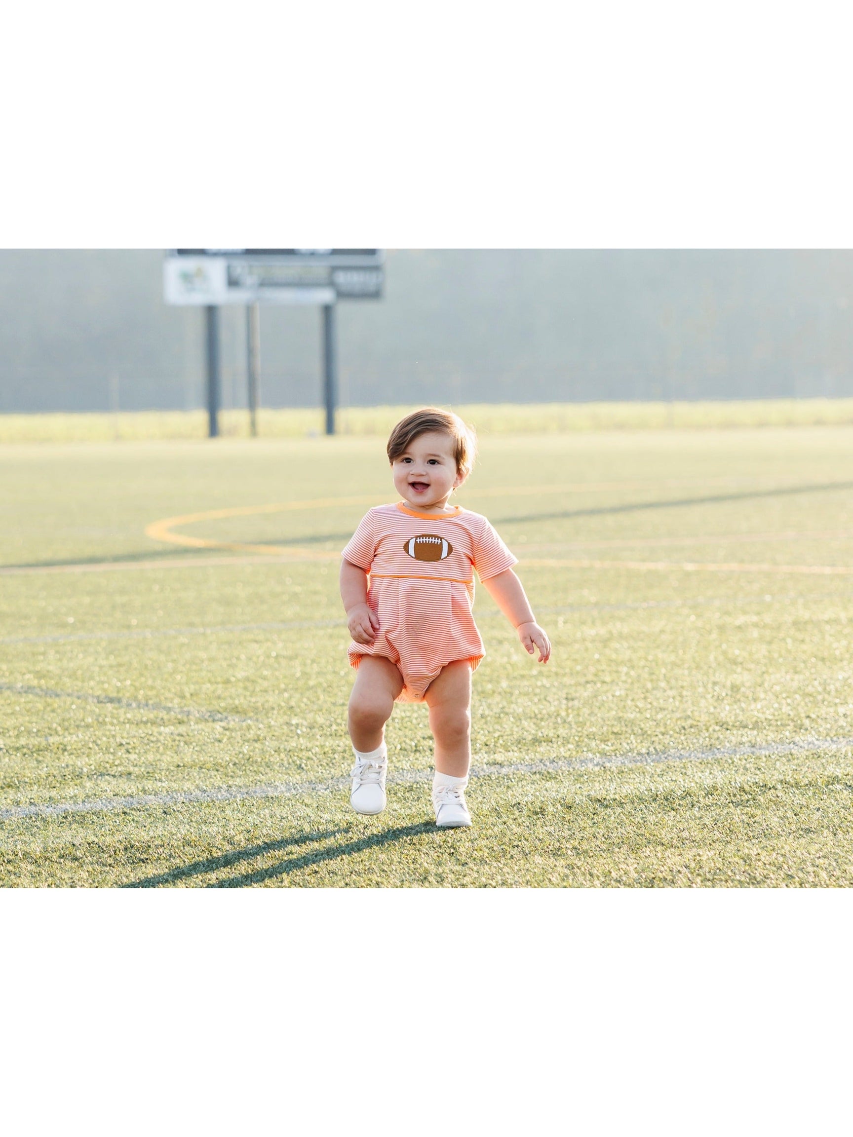 Orange Football Boy Bubble