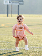 Orange Football Boy Bubble