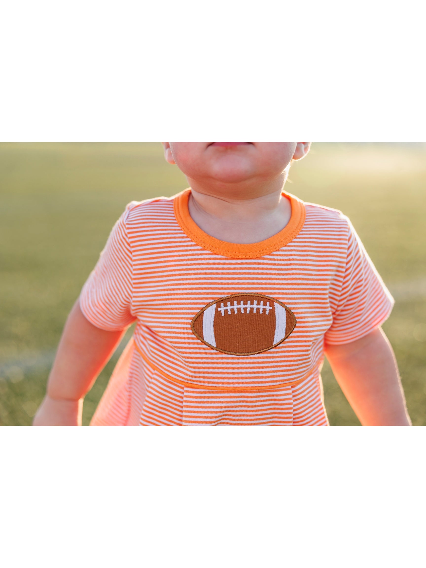 Orange Football Boy Bubble