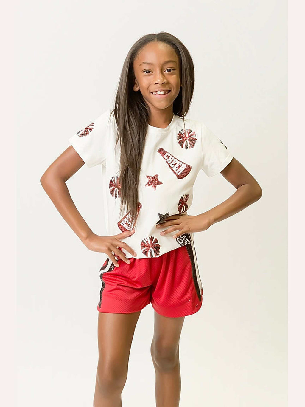 Red & Black Cheer Shirt