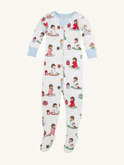 Knox's Night Night Footie - Holiday Patience and Prayers - Posh Tots Children's Boutique