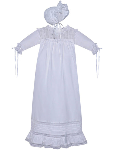 Sydney Christening Gown Set - White