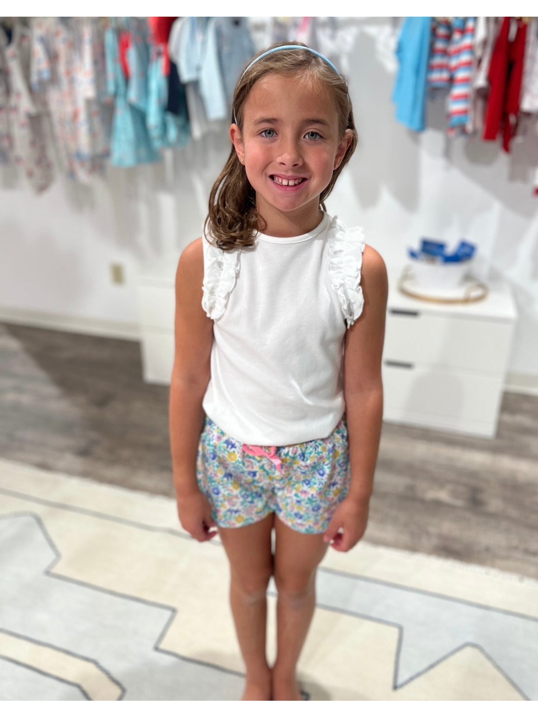 PRE-ORDER Ruffled Sleeveless Top