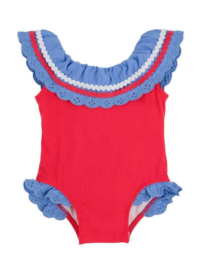 Sandy Lane Swimsuit - Richmond Red/Barbados Blue