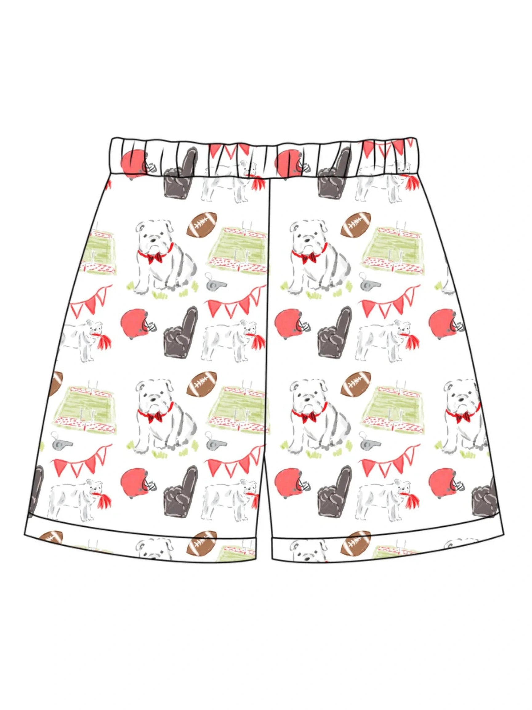 PRE-ORDER Stafford Shorts - Game Day Dawgs