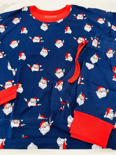 Callahan Cabernet Lounge Set - Jolly Old St. Nick - Posh Tots Children's Boutique