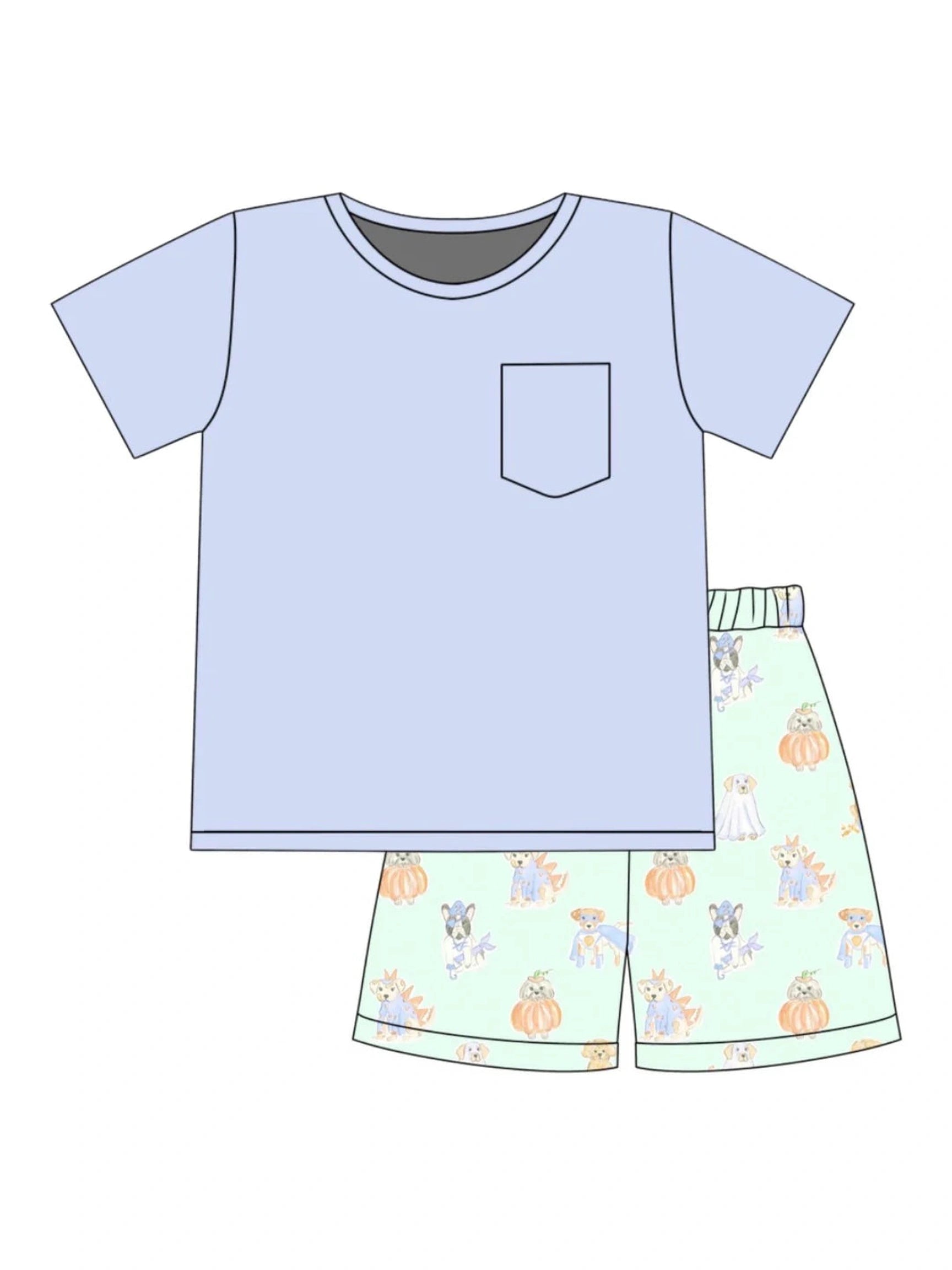 PRE-ORDER Covington Crewneck with Stafford Shorts - Trick or Treaters